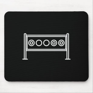 Biathlon Target Skiing Competition Biathlete Shoot Mouse Pad