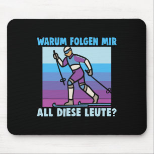 Biathlon Why Follow All These People Cross-country Mouse Pad