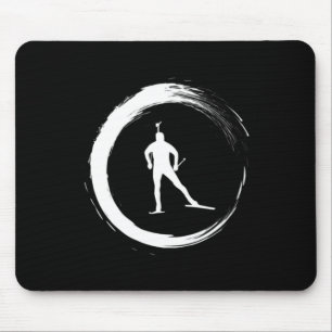 Biathlon Winter Sport Kreis Pion Mouse Pad
