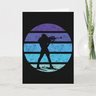 Biathlon Winter Sports Skiing Card