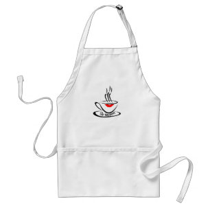 Bib Apron with Three Pockets