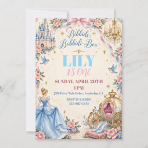 Bibbidi Bobbidi Boo Birthday Invitation