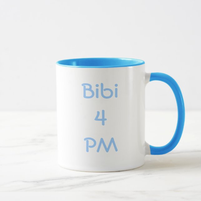 Bibi Netanyahu For Prime Minister of Israel Coffee Mug (Right)