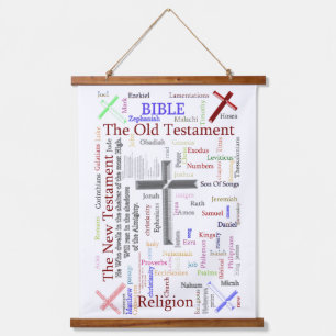 BIBLE and Religion  Related Text Hanging Tapestry