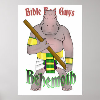 Bible Bad Guys Behemoth Poster 20 x 28