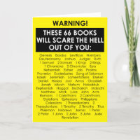 Bible Book List Scare Hell Out Funny Christian