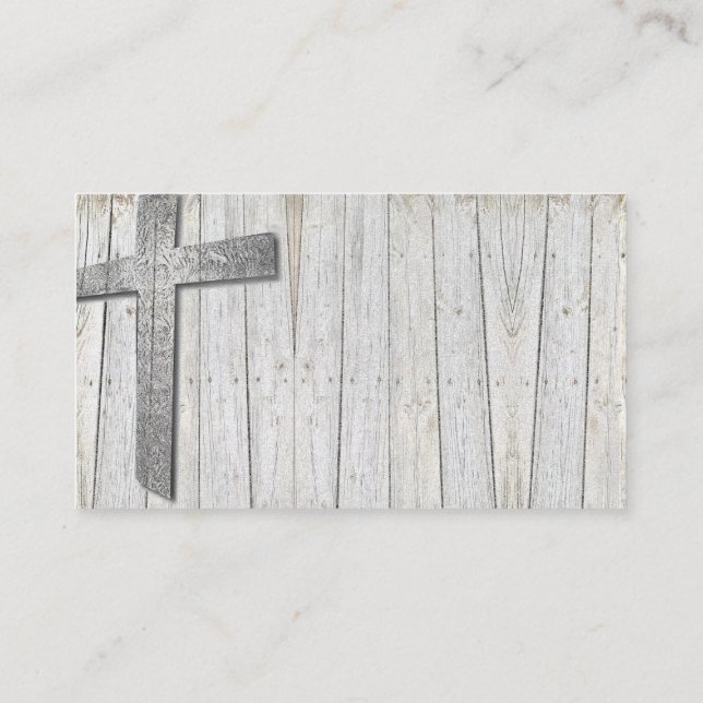 Bible Christian Light God Sky Business Cards (Back)