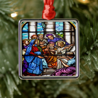 Bible Christmas scenes Metal Ornament