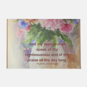 Bible help to comfort you  doormat