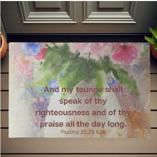 Bible help to comfort you.  doormat