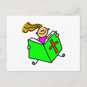 Bible Kid Postcard