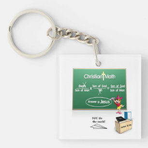 Bible Math Keychain