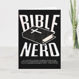 Bible Nerd Christian Theology Student Holy Spirit Card