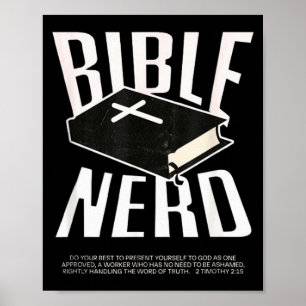 Bible Nerd Christian Theology Student Holy Spirit  Poster