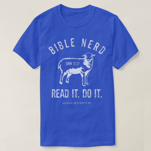 Bible Nerd Premium  T-Shirt (Design Front)
