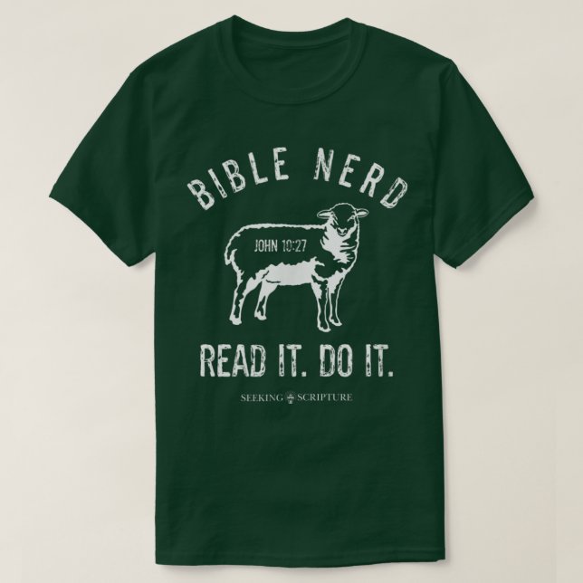 Bible Nerd  T-Shirt (Design Front)