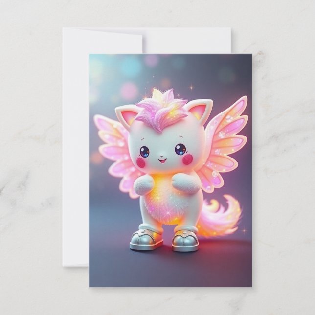 Bible Pals #1 - Nini (No Text) Thank You Card (Front)