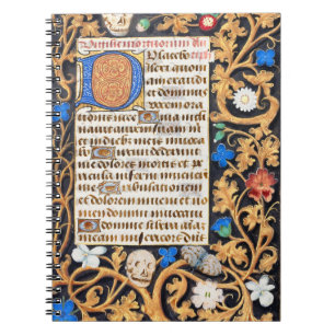 Bible Psalm 114 Medieval Manuscript - Memento Notebook