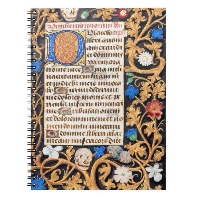 Bible Psalm 114 Medieval Manuscript - Memento Notebook (Front)
