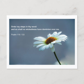 Bible quotation - Psalm 119 Postcard