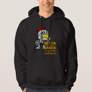 Bible Quote Armor of God Ephesians 611 Easter Chri Hoodie