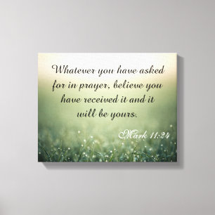 Bible Quote Canvas Print