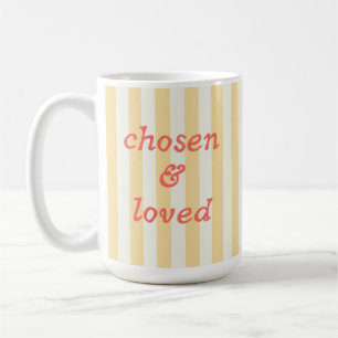 Bible Quote Christian Aesthetic Simple Lettering Coffee Mug