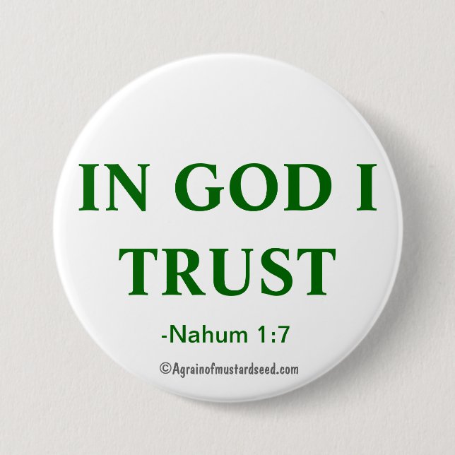 Bible Quotes 3 Inch Round Button (Front)