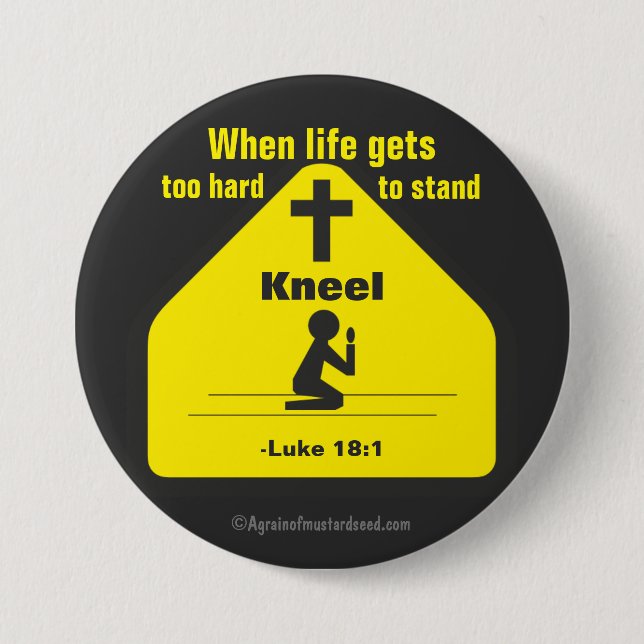 Bible Quotes 3 Inch Round Button (Front)