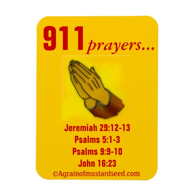 Bible Quotes Agrainofmustardseed.com Magnet (Vertical)