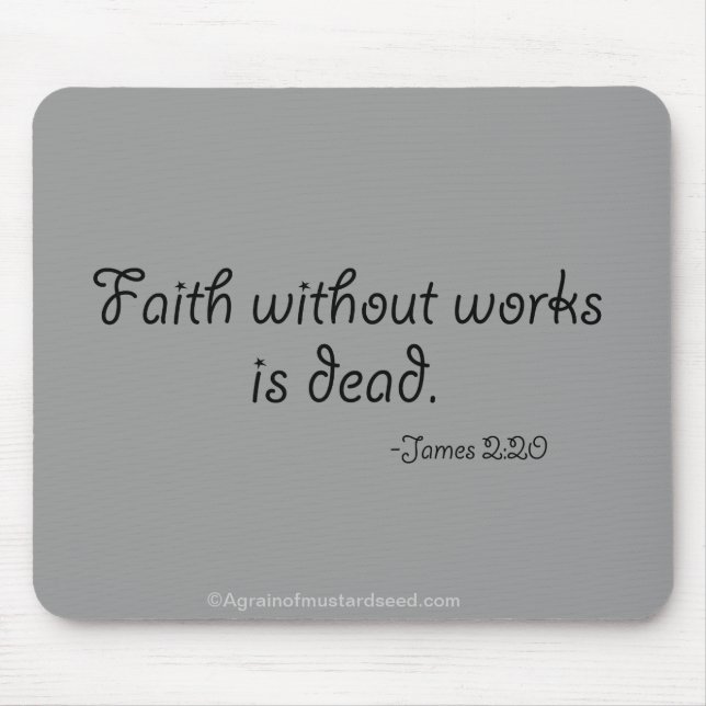 Bible Quotes Christian Mouse Pad (Front)