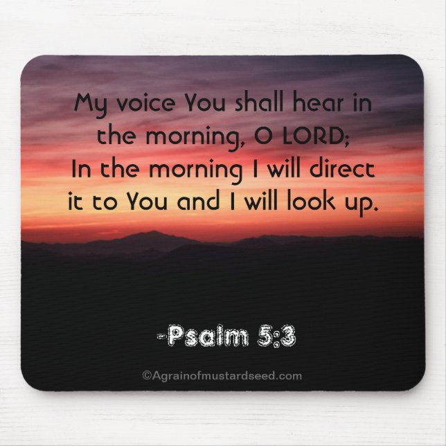 Bible Quotes Mouse Pad (Front)