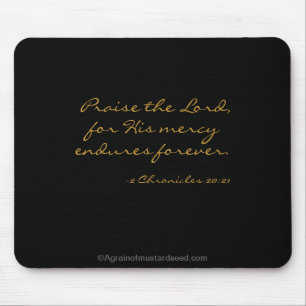 Bible Quotes Mouse Pad