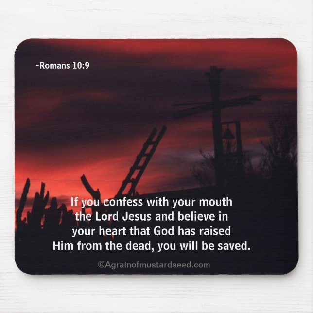 Bible Quotes Mouse Pad (Front)