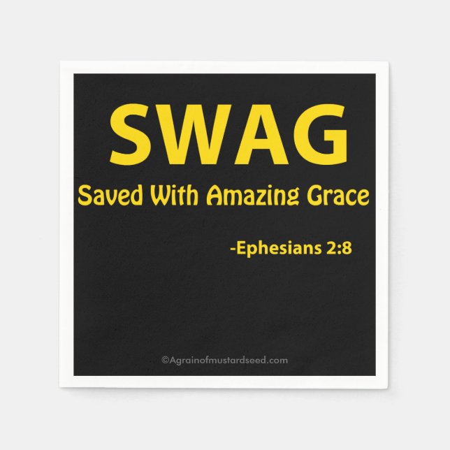Bible Quotes Napkin (Front)
