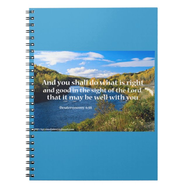 Bible Quotes Notebook (Front)