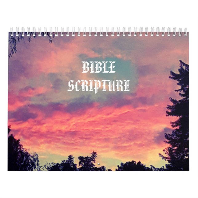 BIBLE SCRIPTURE calendar (Cover)