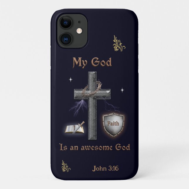 Bible Scripture Case-Mate iPhone Case (Back)