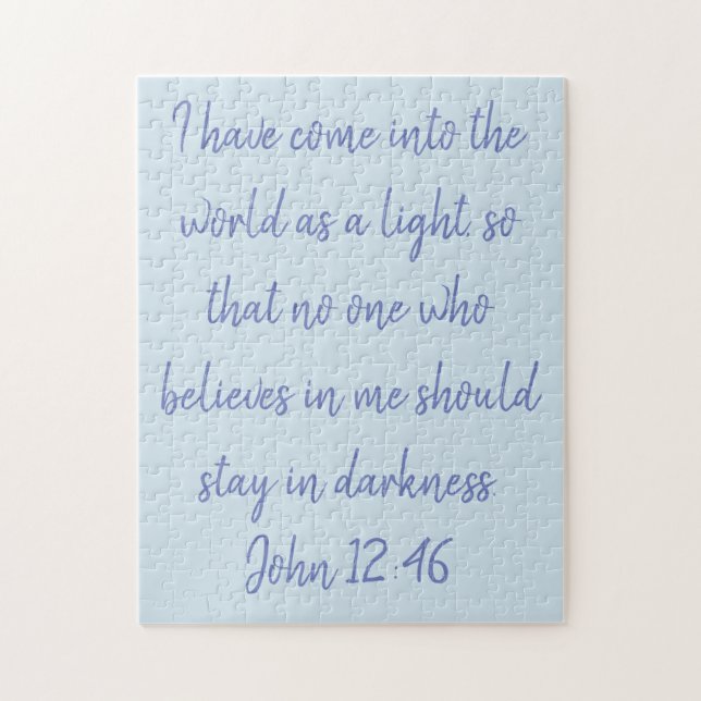 Bible Scripture Christian Puzzle (Vertical)