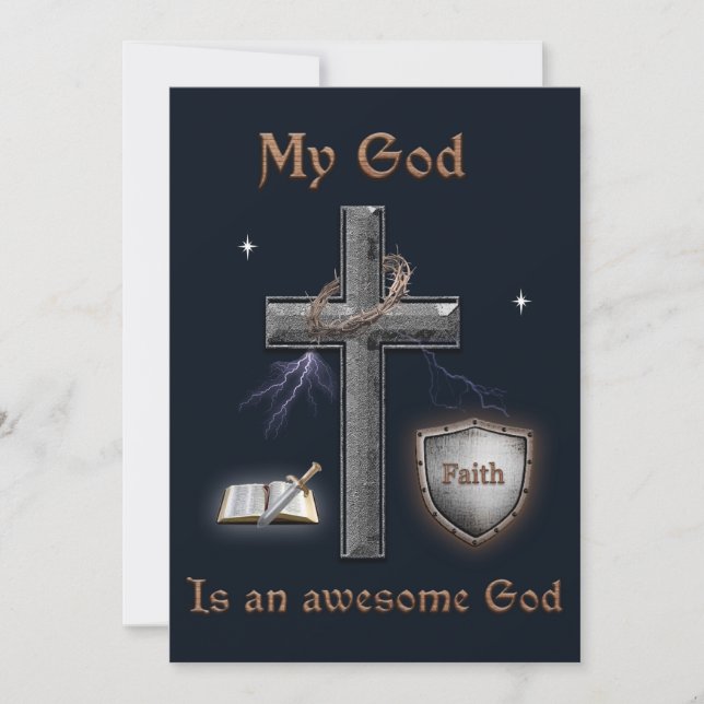 Bible Scripture Holiday Card (Front)