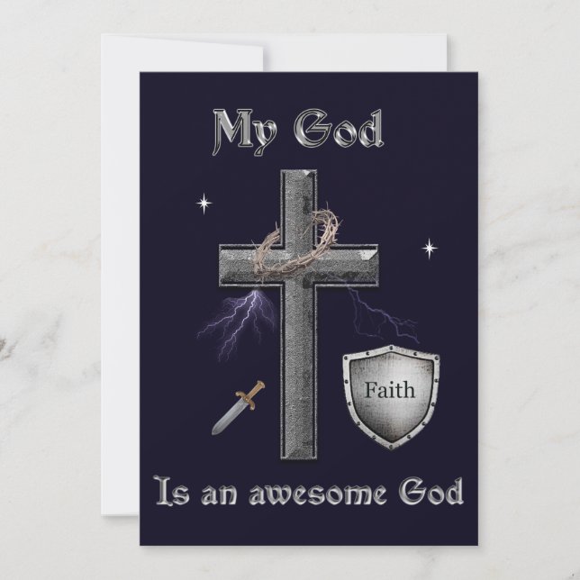 Bible Scripture Holiday Card (Front)