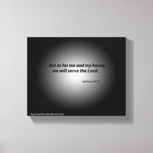 Bible Scripture Inspirational Canvas Print