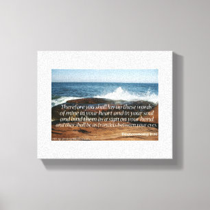 Bible Scripture Inspirational Canvas Print