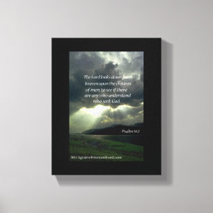 Bible Scripture Inspirational Canvas Print