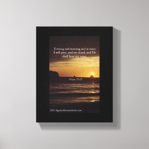 Bible Scripture Inspirational Canvas Print