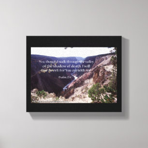 Bible Scripture Inspirational Canvas Print