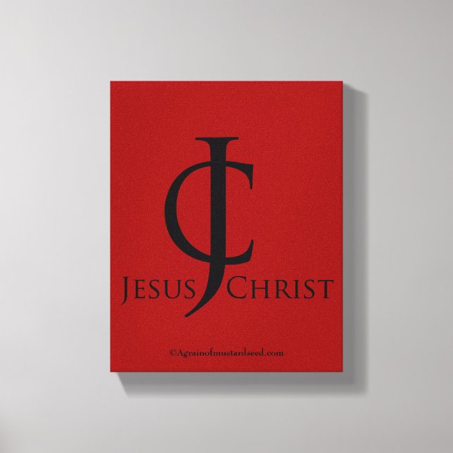 Bible Scripture Inspirational Canvas Print (Front)