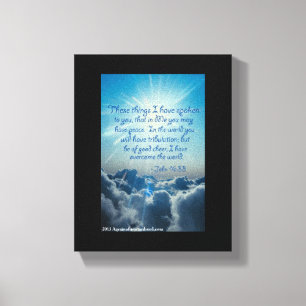 Bible Scripture Inspirational Canvas Print