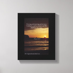 Bible Scripture Inspirational Canvas Print