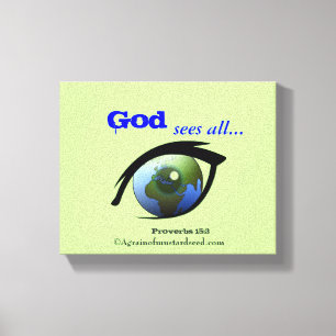 Bible Scripture Inspirational Canvas Print